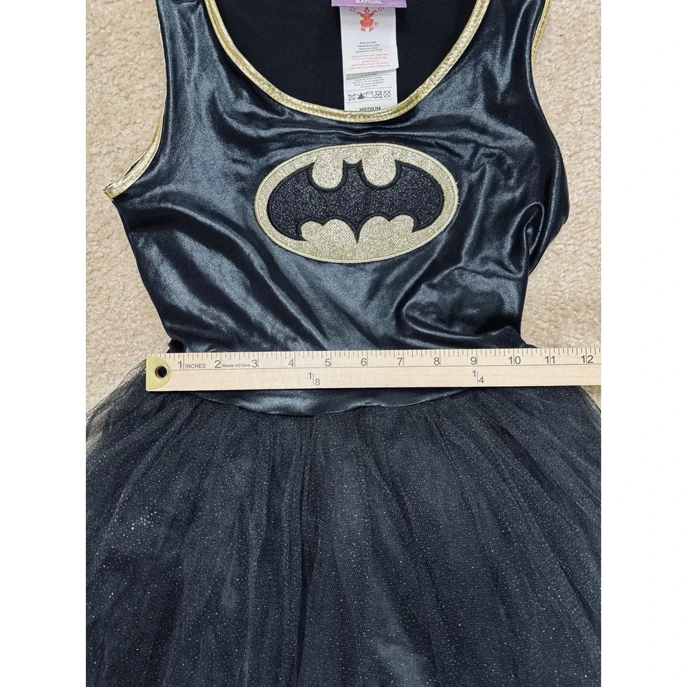 Rubie's Batgirl Girls Costume Dress Black Gold Youth Medium